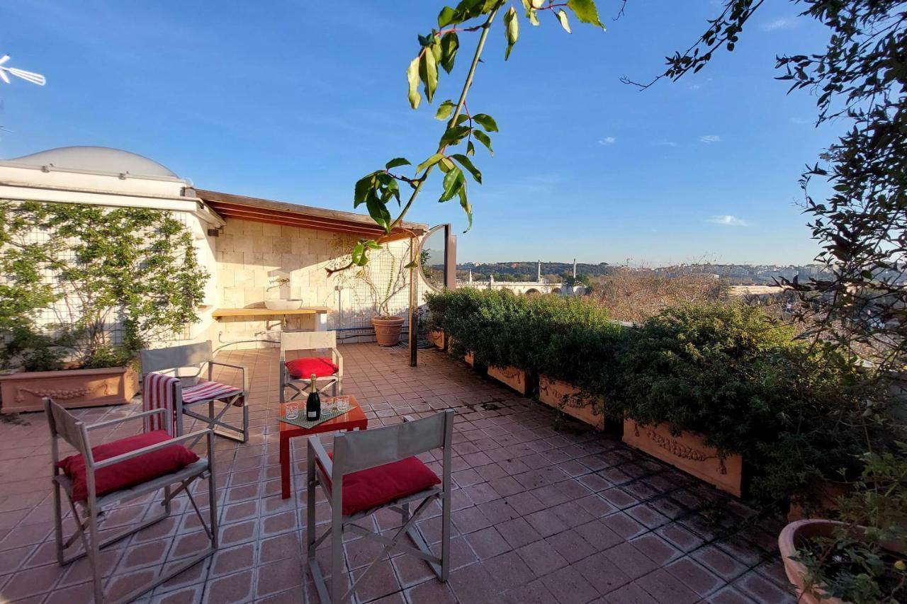 Apartament Beautiful Loft In Ponte Milvio With Terrace Rzym Zewnętrze zdjęcie