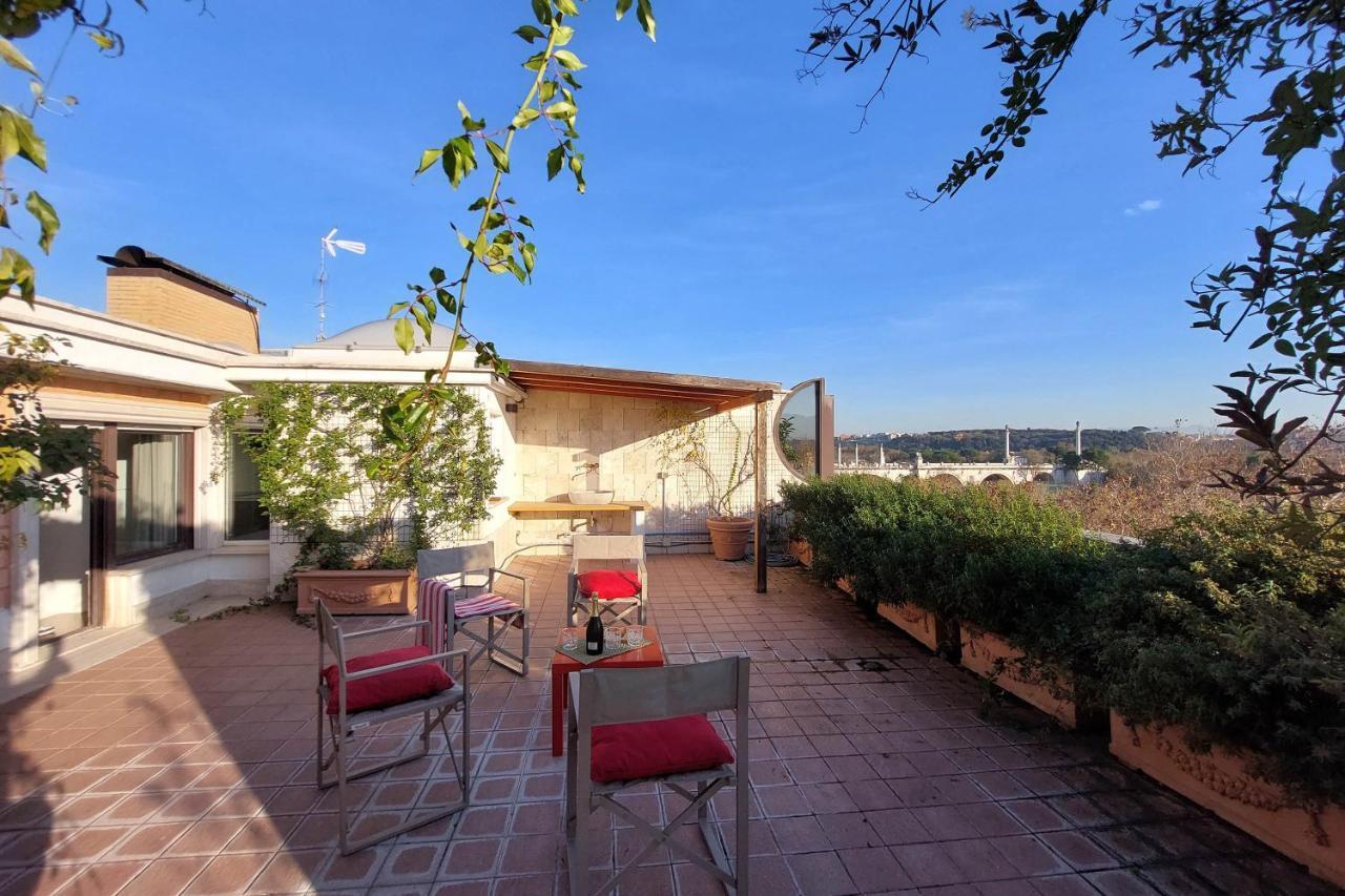 Apartament Beautiful Loft In Ponte Milvio With Terrace Rzym Zewnętrze zdjęcie