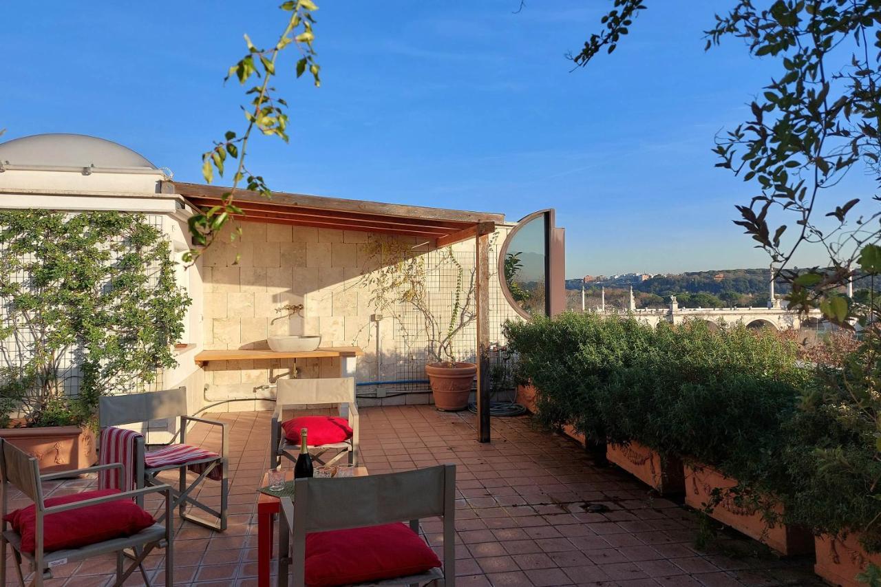 Apartament Beautiful Loft In Ponte Milvio With Terrace Rzym Zewnętrze zdjęcie